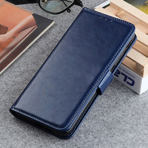 Funda de Cuero Cartera con Soporte Carcasa M05L para Motorola Moto G Stylus (2022) 5G Azul