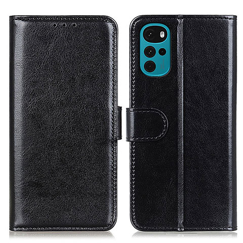 Funda de Cuero Cartera con Soporte Carcasa M05L para Motorola Moto G22 Negro