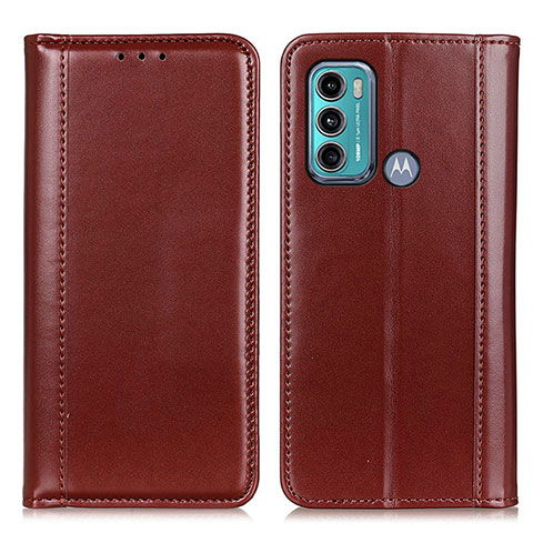 Funda de Cuero Cartera con Soporte Carcasa M05L para Motorola Moto G40 Fusion Marron