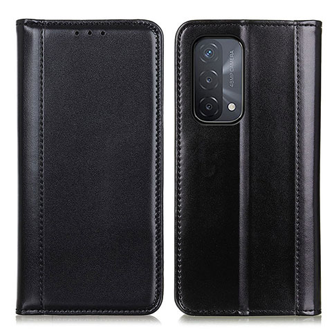 Funda de Cuero Cartera con Soporte Carcasa M05L para Oppo A93 5G Negro