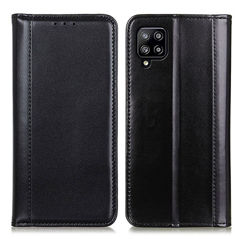 Funda de Cuero Cartera con Soporte Carcasa M05L para Samsung Galaxy A22 4G Negro