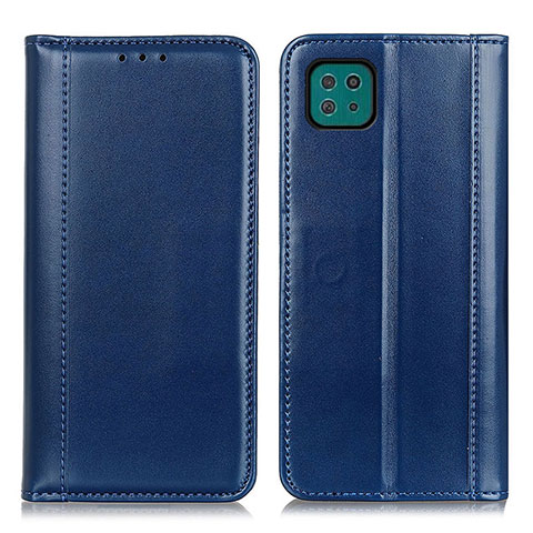 Funda de Cuero Cartera con Soporte Carcasa M05L para Samsung Galaxy A22s 5G Azul