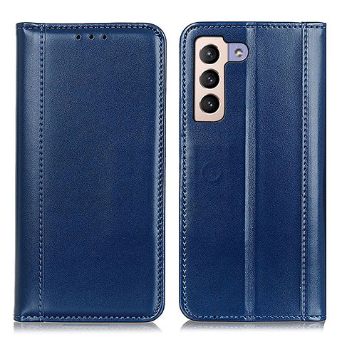 Funda de Cuero Cartera con Soporte Carcasa M05L para Samsung Galaxy S21 5G Azul