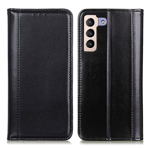 Funda de Cuero Cartera con Soporte Carcasa M05L para Samsung Galaxy S21 5G Negro