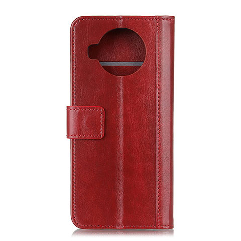 Funda de Cuero Cartera con Soporte Carcasa M05L para Xiaomi Mi 10i 5G Rojo