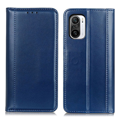 Funda de Cuero Cartera con Soporte Carcasa M05L para Xiaomi Redmi K40 Pro 5G Azul