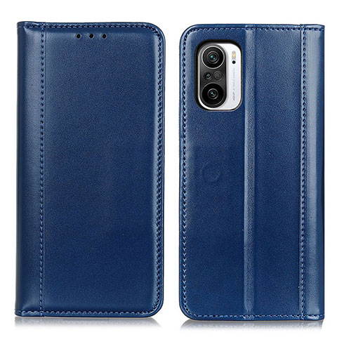 Funda de Cuero Cartera con Soporte Carcasa M05L para Xiaomi Redmi K40 Pro+ Plus 5G Azul