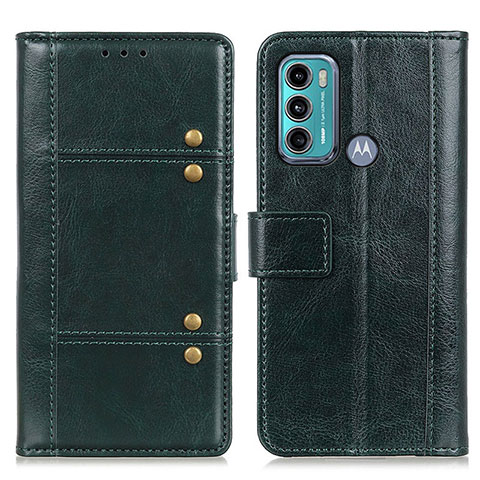 Funda de Cuero Cartera con Soporte Carcasa M06L para Motorola Moto G40 Fusion Verde