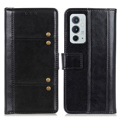 Funda de Cuero Cartera con Soporte Carcasa M06L para OnePlus 9RT 5G Negro