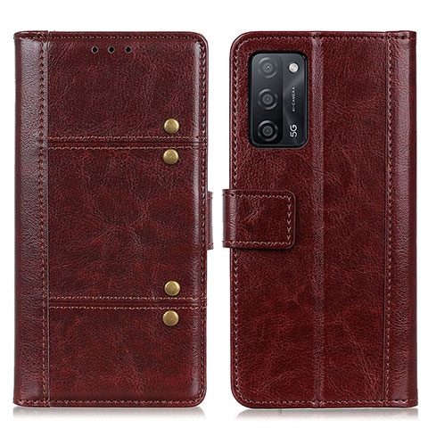 Funda de Cuero Cartera con Soporte Carcasa M06L para Oppo A53s 5G Marron