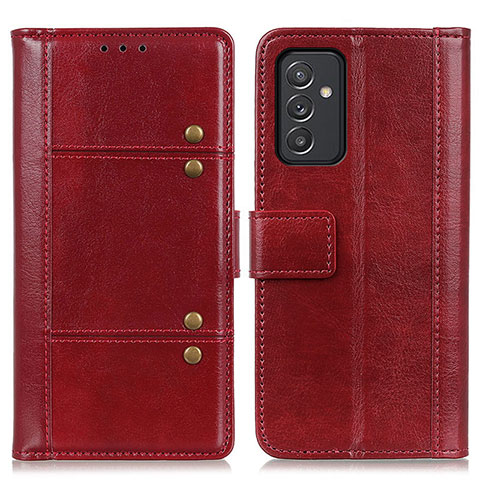 Funda de Cuero Cartera con Soporte Carcasa M06L para Samsung Galaxy A05s Rojo