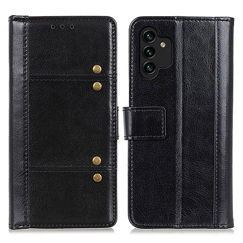 Funda de Cuero Cartera con Soporte Carcasa M06L para Samsung Galaxy A13 4G Negro