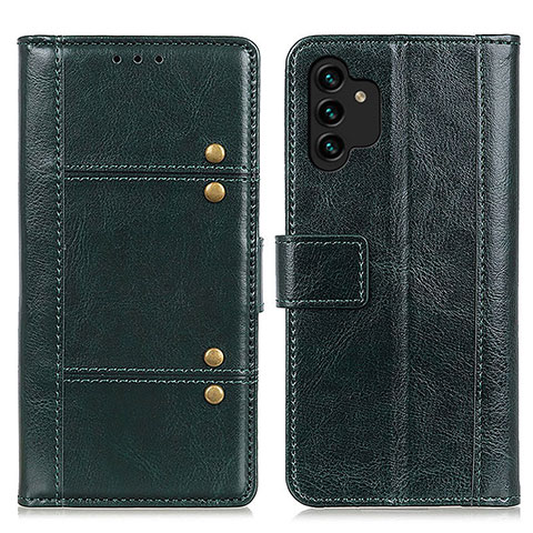 Funda de Cuero Cartera con Soporte Carcasa M06L para Samsung Galaxy A13 4G Verde