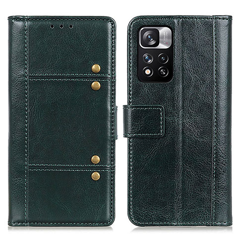 Funda de Cuero Cartera con Soporte Carcasa M06L para Xiaomi Mi 11i 5G (2022) Verde