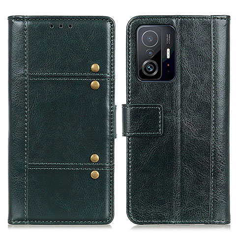 Funda de Cuero Cartera con Soporte Carcasa M06L para Xiaomi Mi 11T Pro 5G Verde