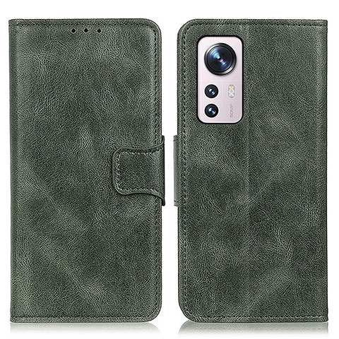 Funda de Cuero Cartera con Soporte Carcasa M06L para Xiaomi Mi 12S 5G Verde