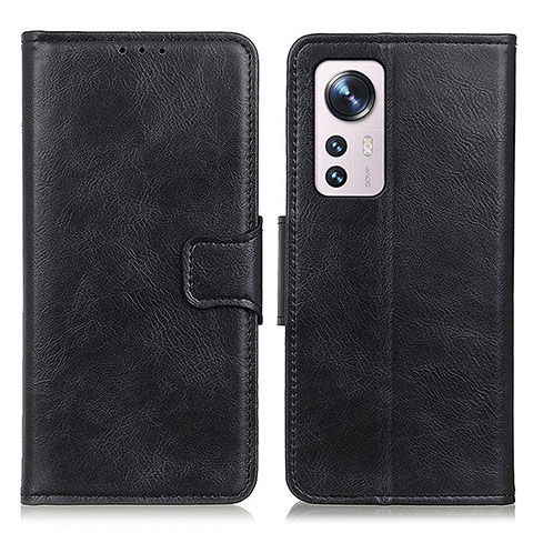 Funda de Cuero Cartera con Soporte Carcasa M06L para Xiaomi Mi 12X 5G Negro