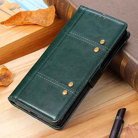 Funda de Cuero Cartera con Soporte Carcasa M06L para Xiaomi Redmi Note 11 SE India 4G Verde