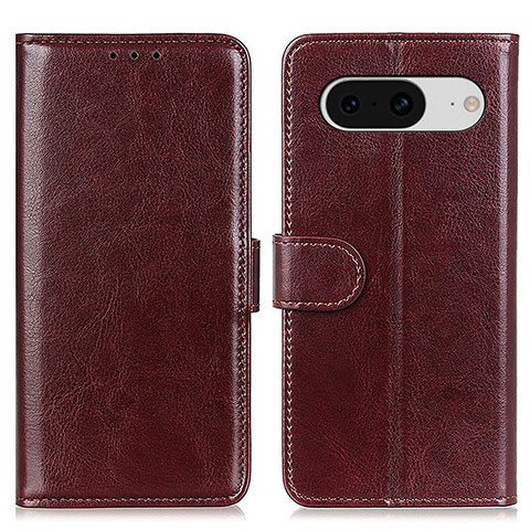 Funda de Cuero Cartera con Soporte Carcasa M07L para Google Pixel 8 5G Marron