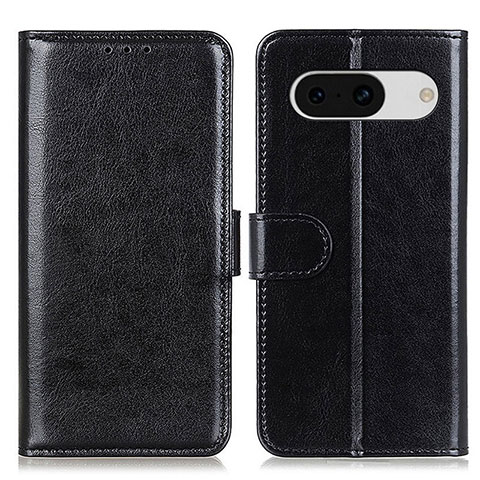 Funda de Cuero Cartera con Soporte Carcasa M07L para Google Pixel 8a 5G Negro