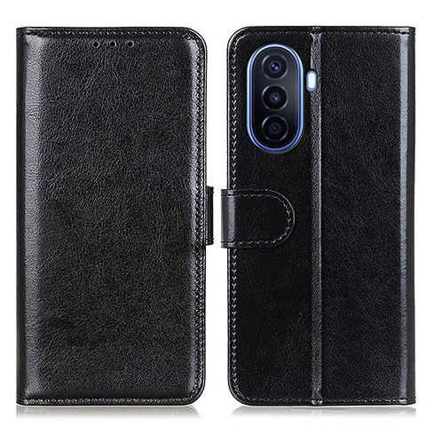 Funda de Cuero Cartera con Soporte Carcasa M07L para Huawei Enjoy 50 Negro