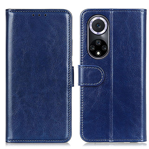 Funda de Cuero Cartera con Soporte Carcasa M07L para Huawei Honor 50 5G Azul