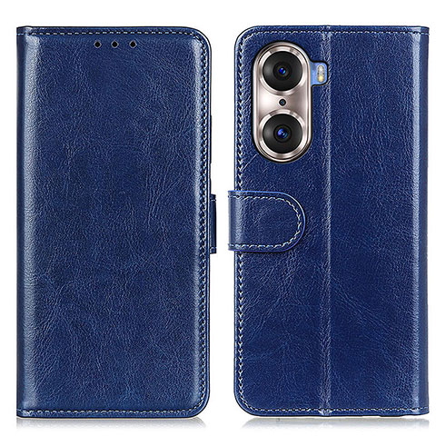 Funda de Cuero Cartera con Soporte Carcasa M07L para Huawei Honor 60 Pro 5G Azul