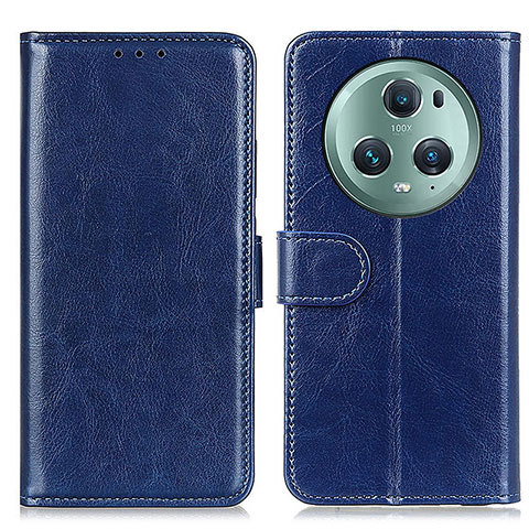 Funda de Cuero Cartera con Soporte Carcasa M07L para Huawei Honor Magic5 Pro 5G Azul