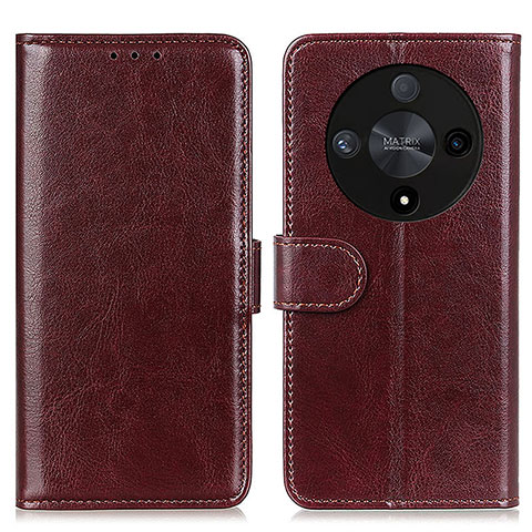 Funda de Cuero Cartera con Soporte Carcasa M07L para Huawei Honor Magic6 Lite 5G Marron