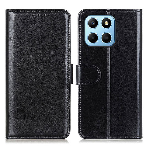 Funda de Cuero Cartera con Soporte Carcasa M07L para Huawei Honor X6 Negro