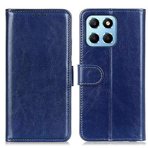 Funda de Cuero Cartera con Soporte Carcasa M07L para Huawei Honor X8 5G Azul