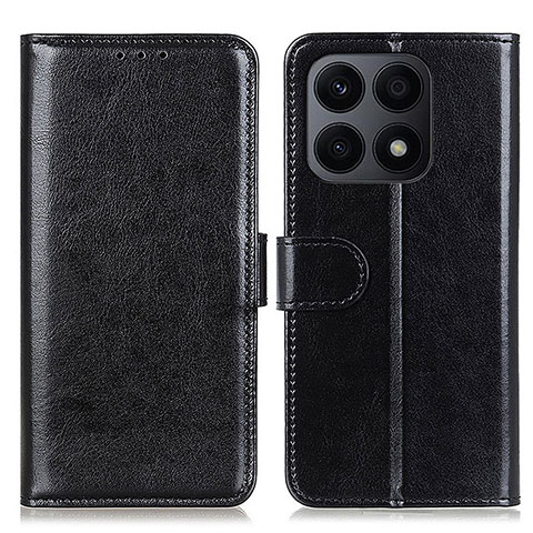 Funda de Cuero Cartera con Soporte Carcasa M07L para Huawei Honor X8a 4G Negro