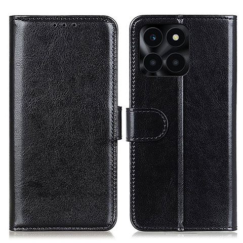 Funda de Cuero Cartera con Soporte Carcasa M07L para Huawei Honor X8b Negro