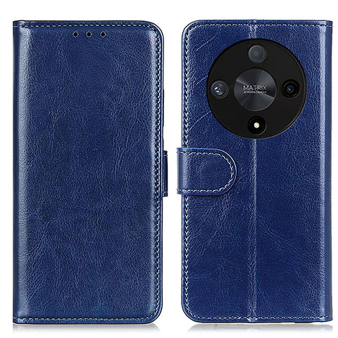 Funda de Cuero Cartera con Soporte Carcasa M07L para Huawei Honor X9b 5G Azul