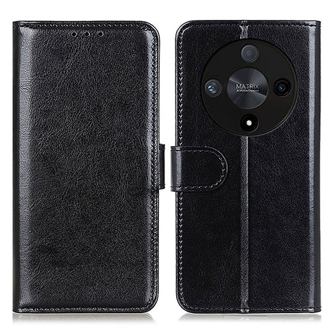 Funda de Cuero Cartera con Soporte Carcasa M07L para Huawei Honor X9b 5G Negro