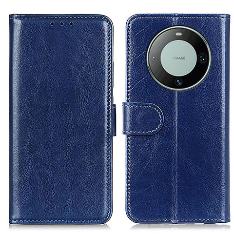 Funda de Cuero Cartera con Soporte Carcasa M07L para Huawei Mate 60 Pro Azul