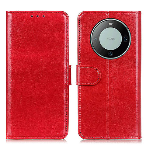 Funda de Cuero Cartera con Soporte Carcasa M07L para Huawei Mate 60 Pro Rojo