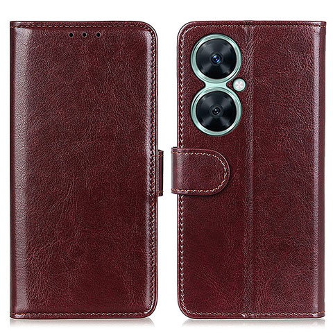 Funda de Cuero Cartera con Soporte Carcasa M07L para Huawei Nova 11i Marron