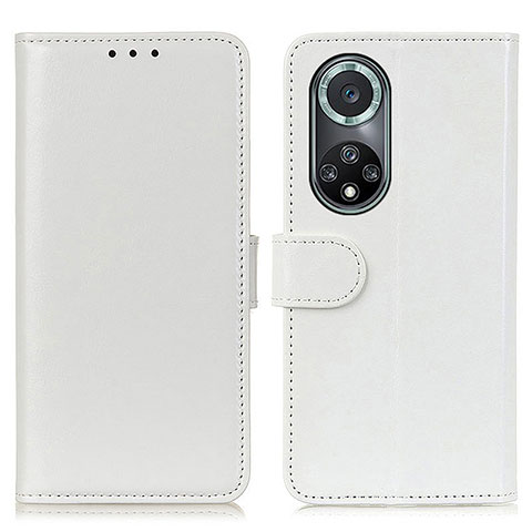 Funda de Cuero Cartera con Soporte Carcasa M07L para Huawei Nova 9 Pro Blanco