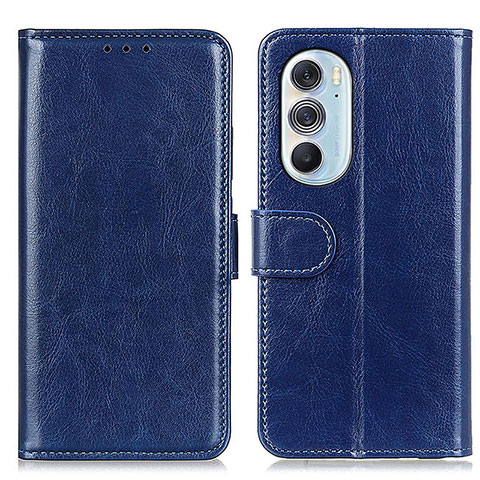 Funda de Cuero Cartera con Soporte Carcasa M07L para Motorola Moto Edge X30 5G Azul