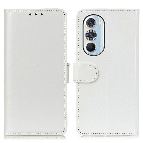 Funda de Cuero Cartera con Soporte Carcasa M07L para Motorola Moto Edge X30 5G Blanco