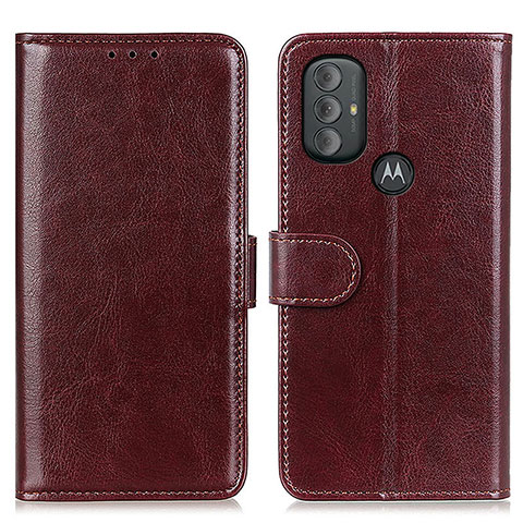 Funda de Cuero Cartera con Soporte Carcasa M07L para Motorola Moto G Play (2023) Marron