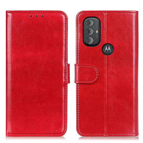 Funda de Cuero Cartera con Soporte Carcasa M07L para Motorola Moto G Play (2023) Rojo