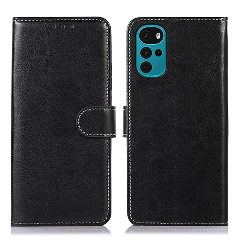 Funda de Cuero Cartera con Soporte Carcasa M07L para Motorola Moto G22 Negro