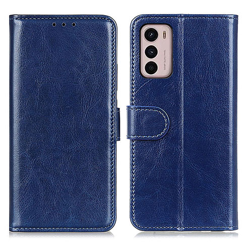 Funda de Cuero Cartera con Soporte Carcasa M07L para Motorola Moto G42 Azul