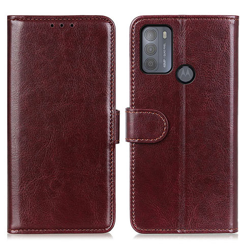 Funda de Cuero Cartera con Soporte Carcasa M07L para Motorola Moto G50 Marron