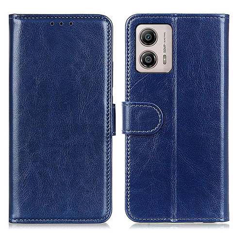 Funda de Cuero Cartera con Soporte Carcasa M07L para Motorola Moto G53 5G Azul