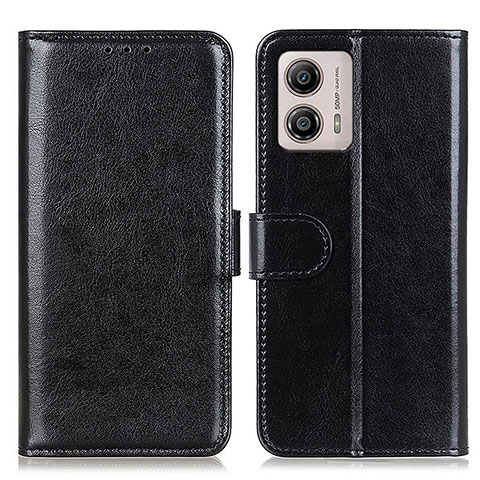 Funda de Cuero Cartera con Soporte Carcasa M07L para Motorola Moto G53j 5G Negro