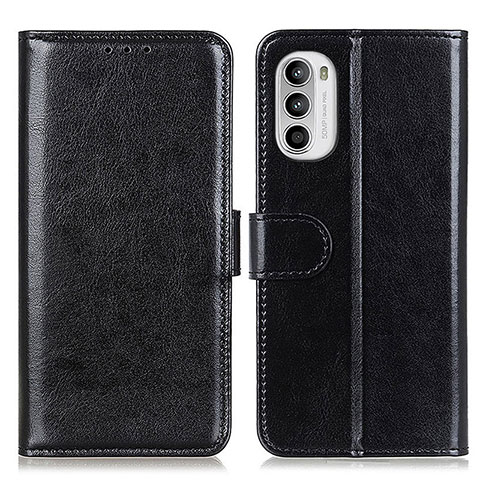 Funda de Cuero Cartera con Soporte Carcasa M07L para Motorola Moto G71s 5G Negro