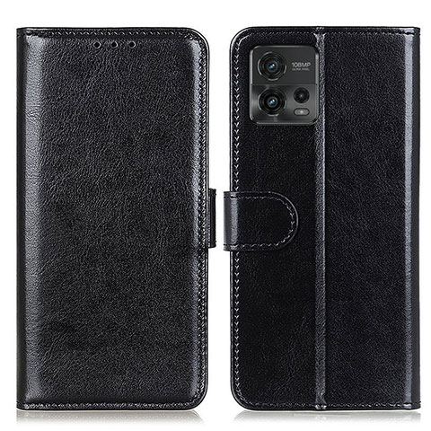 Funda de Cuero Cartera con Soporte Carcasa M07L para Motorola Moto G72 Negro